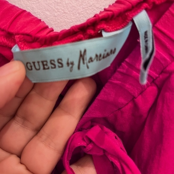 Guess by Marciano pink silk bodysuit hot pink size xs - Picture 4 of 8